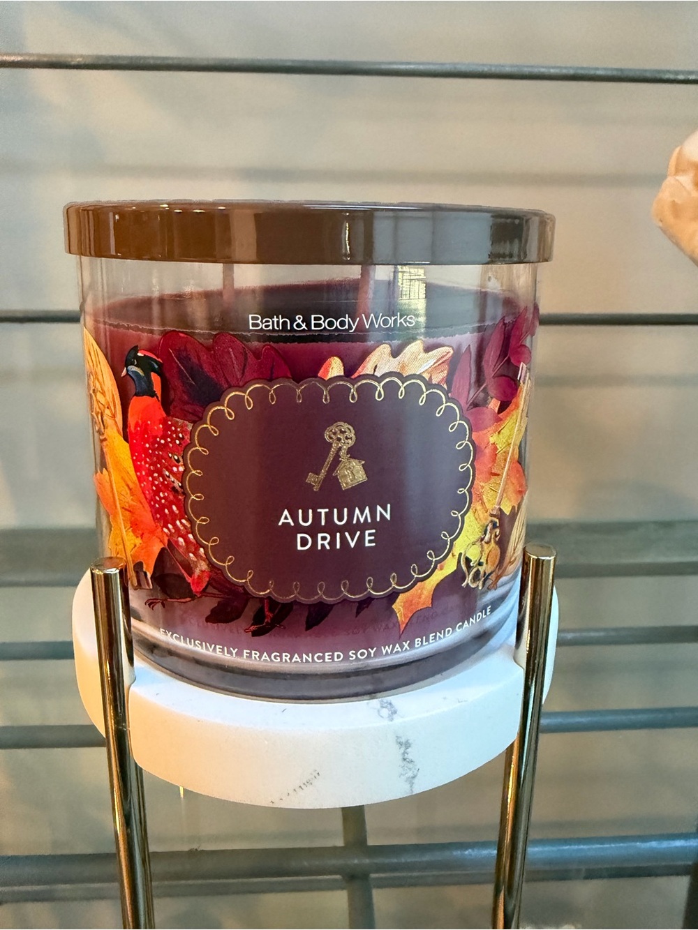 Bath & Body Works Autumn Drive 3-Wick Candle - NWT Fall 2026